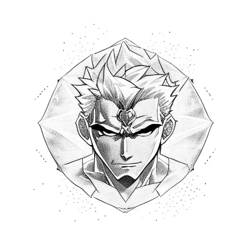 Combine elements from your favorite movies, series, and manga into a dynamic collage tattoo. tattoo design idea