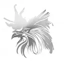 rooster tattoo design idea