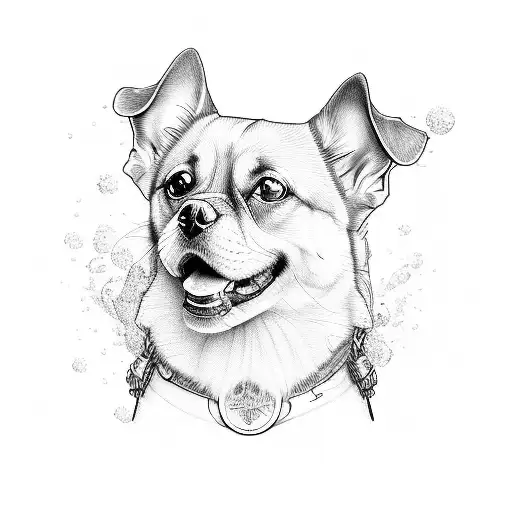 dog, Virginia, Kentucky, North Carolina tattoo design idea