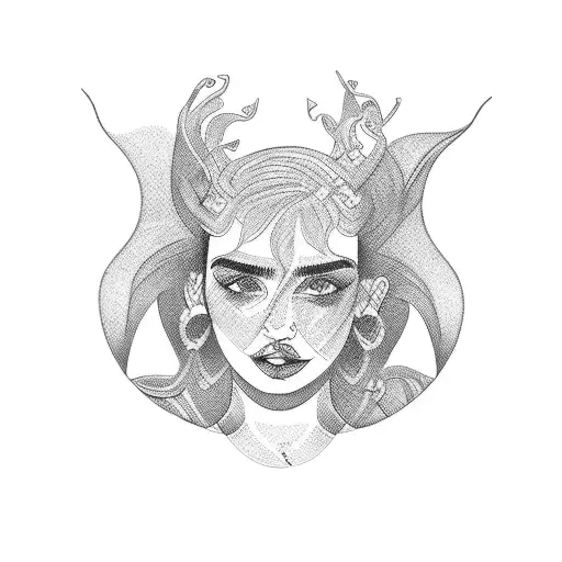 Dua Lipa  tattoo design idea