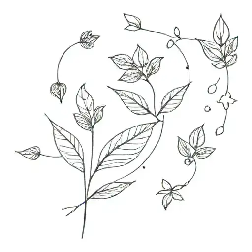 Incorporate nature elements like a tiny flower or leaf to represent quote "small things great love"  tattoo design idea