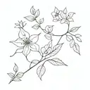 Incorporate nature elements like a tiny flower or leaf to represent quote "small things great love"  tattoo design idea