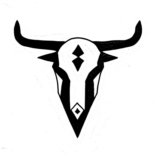 Taurus tattoo design idea