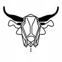 Taurus tattoo design idea