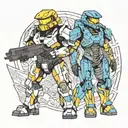 halo borderlands  tattoo design idea