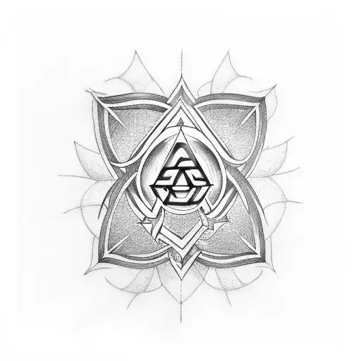 Valknut Symbol tattoo design idea