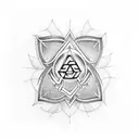 Valknut Symbol tattoo design idea