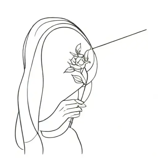 Sign of silence tattoo design idea