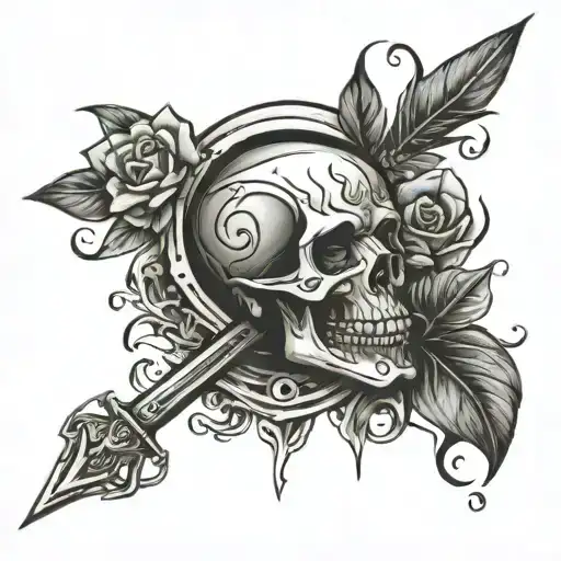 Sign of silence tattoo design idea