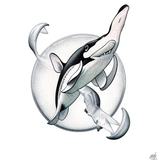 orca tattoo design idea