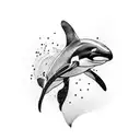 orca tattoo design idea