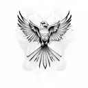 Raven ' tattoo design idea