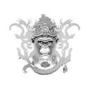 Monkey king tattoo design idea