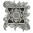 filigree tattoo design idea