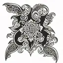 filigree tattoo design idea