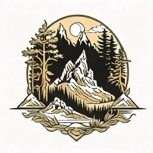 Tetons  tattoo design idea