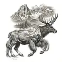 Tetons  tattoo design idea
