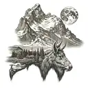 Tetons  tattoo design idea
