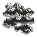 Tetons  tattoo design idea