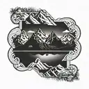 Tetons  tattoo design idea