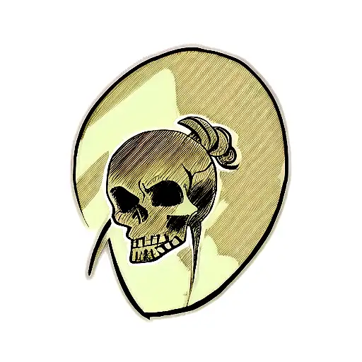 Skull tattoo design idea