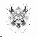 chrome  tattoo design idea