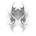 chrome  tattoo design idea