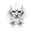 man in the arena struggling tattoo design idea