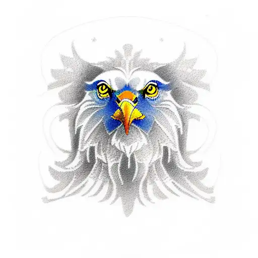 Jesus Cristo, Eagle and lion tattoo design idea