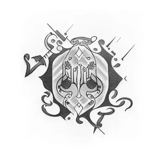 Brother and two sisters matching  tattoo design idea