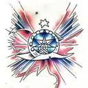 space tattoo design idea