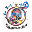 space tattoo design idea