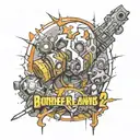 borderlands 2 tattoo design idea