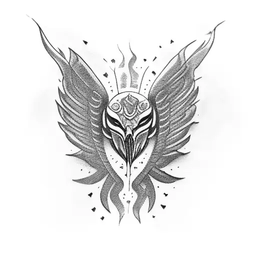 ave fenix tattoo design idea