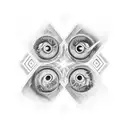 unfair life. family father died to young. life goes on tattoo design idea