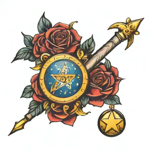rattle the stars tattoo design idea
