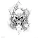 HP lovecraft tattoo design idea