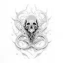 HP lovecraft tattoo design idea