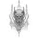 HP lovecraft style tattoo design idea