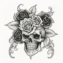 deadly sin pride tattoo design idea