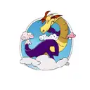 Dragon in clouds tattoo design idea