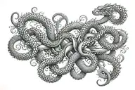 Hydra tattoo design idea