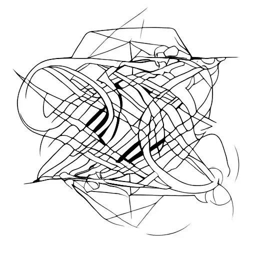 Humanity represented by interconnected dance poses tattoo design idea