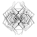 Humanity represented by interconnected dance poses tattoo design idea