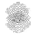 Humanity represented by interconnected dance poses tattoo design idea