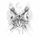 barcode black owned  tattoo design idea