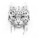 barcode black owned  tattoo design idea