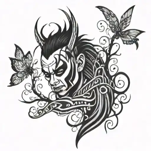 Jeff hardy inspired willow tattoo  tattoo design idea