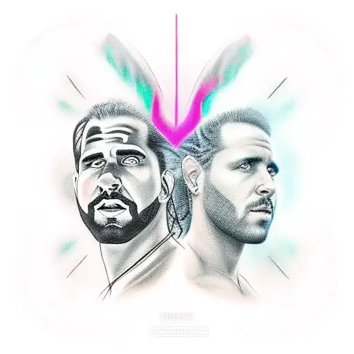Kane and abel tattoo design idea