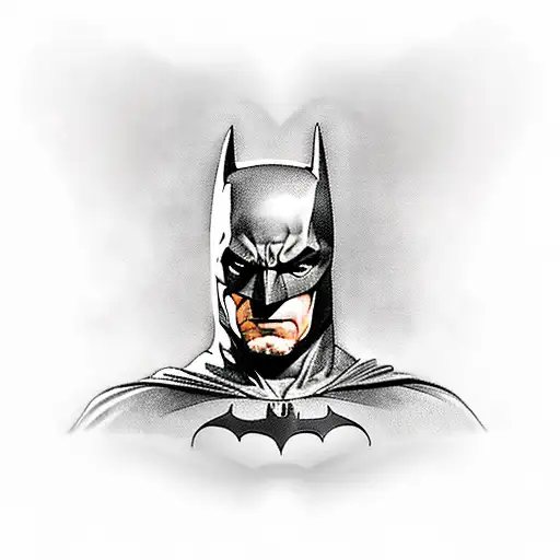 Batman Christian Bale tattoo design idea